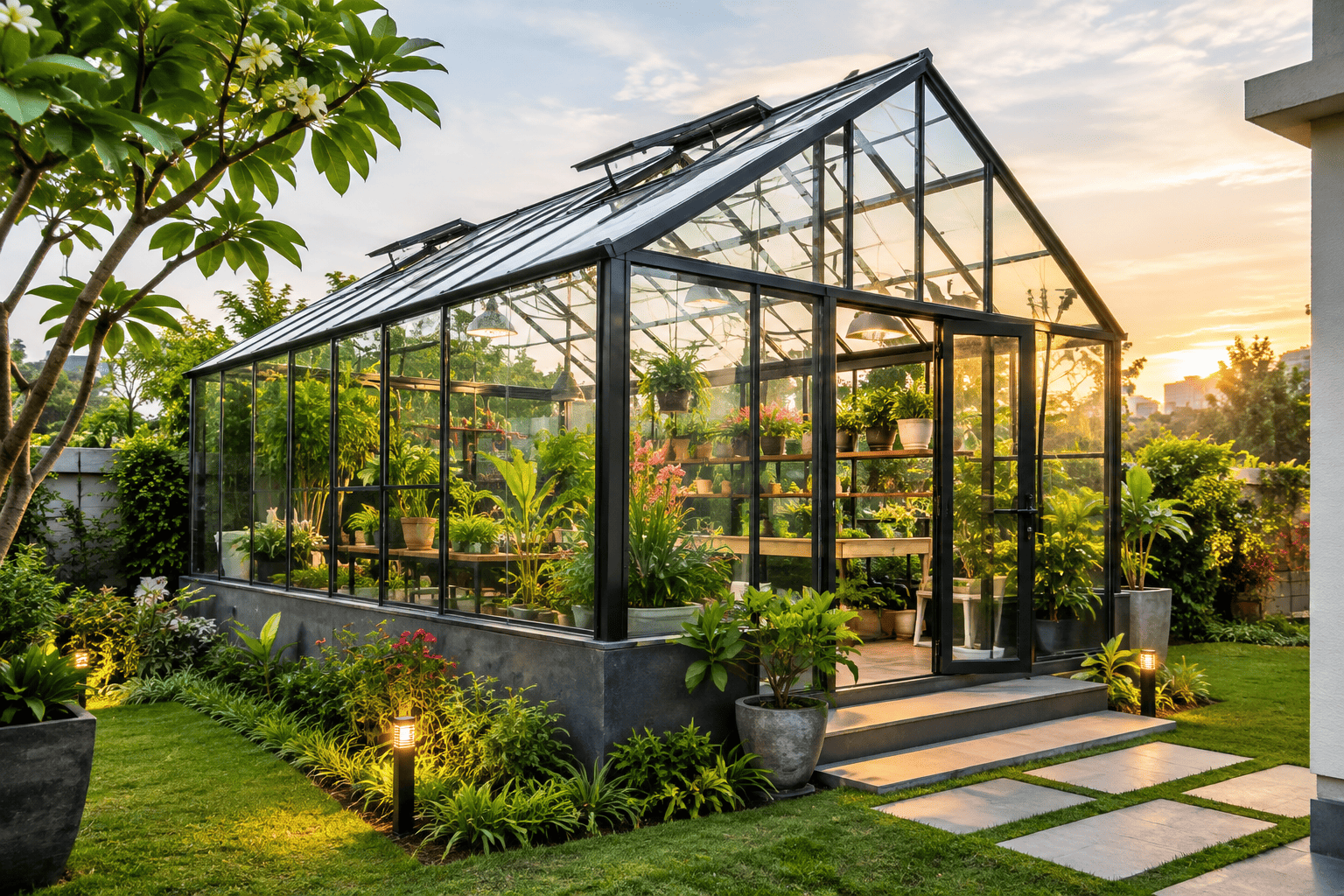 Read more about the article Glass House Design: A Practical Guide for Homes, Gardens & Commercial Spaces